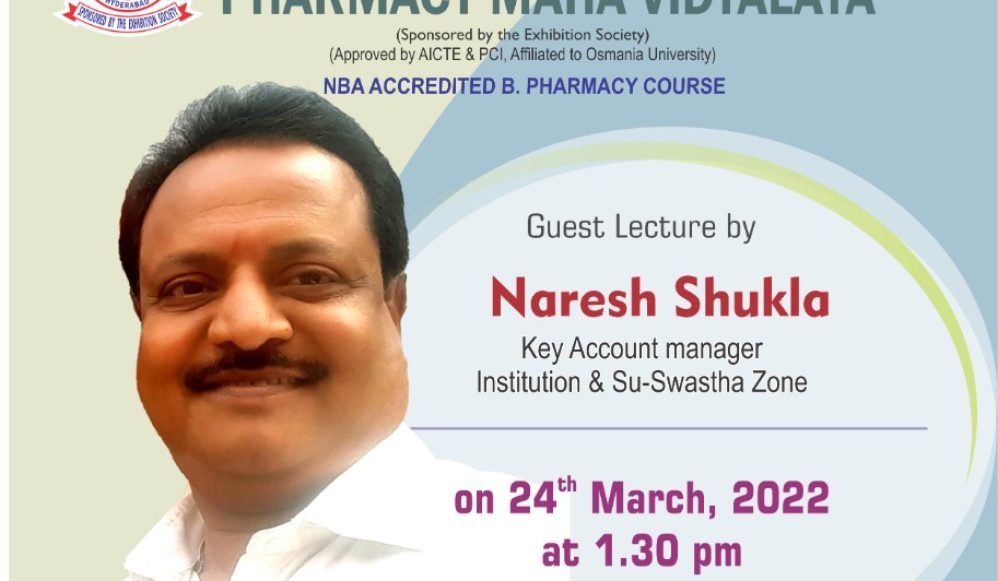 Guest Lecture on 24-03-2022  By Naresh Shukla