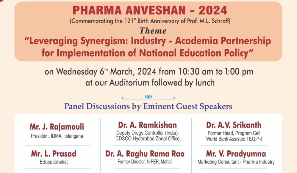 National Pharmacy Education Day-Pharma Anveshan-2024