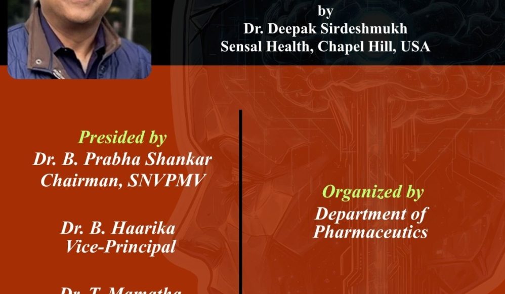 Seminar on 28-10-2025 by Dr Deepak Sirdeshmukh