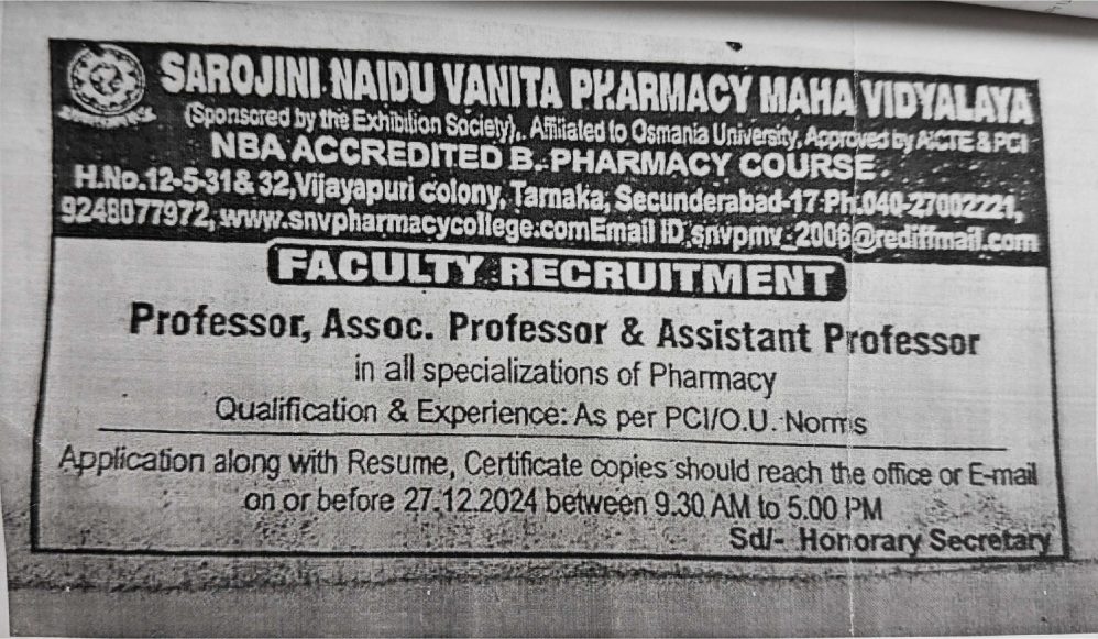 Faculty Recruitment